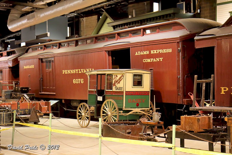 Pennsylvania Railroad Bd Express Baggage No. 6076